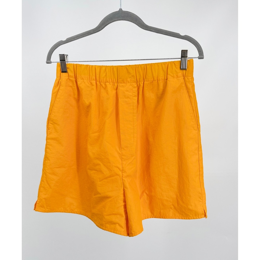 Banana Republic BR Sport Crinkle Nylon‎ Shorts Mens Small Orange 4 Inseam